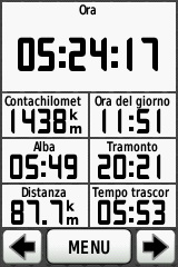 21538.bmp - Screen shot Garmin all'arrivo