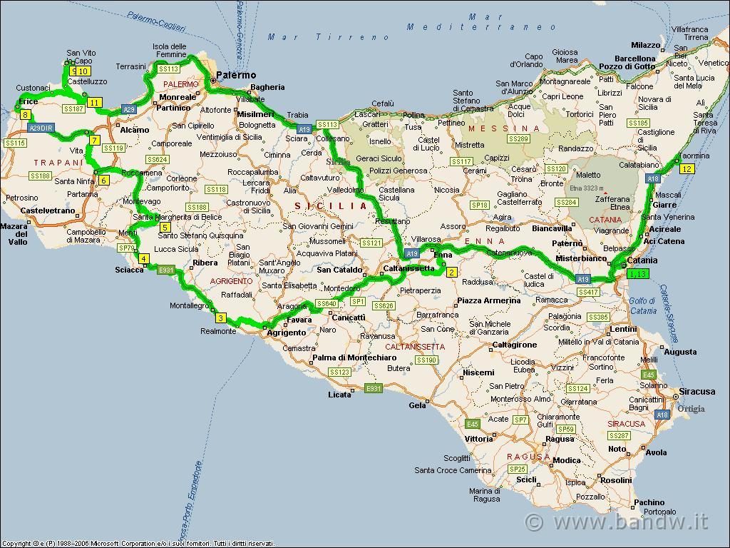 image_map.gif - Il tragitto del tre giorni