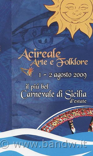 Carnevale_Acireale_Estate_2009_000.jpg - La locandina del programma