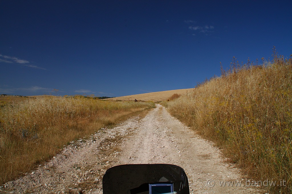 Centro_Sicilia_010.JPG - Imbocco la SP67 e qui inizia la pista di sterrato per andare verso il Castello di Pietratagliata