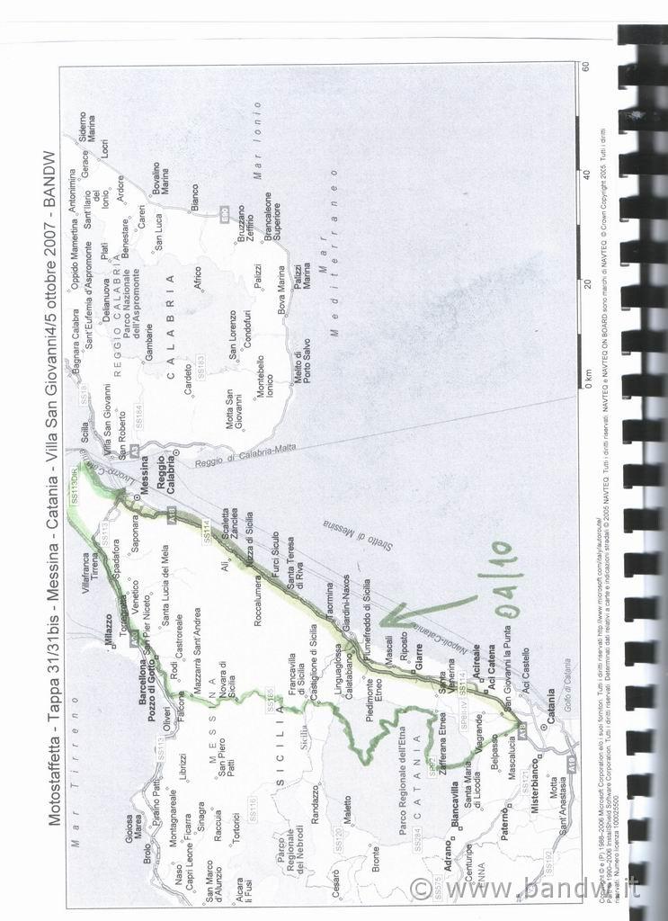 Motostaffetta2007(271).JPG - Prima pagina a me dedicata sul "Testimone"dove ho inserito il percorso dei due giorni